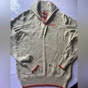 NWT Superdry “Merchant Henley” L